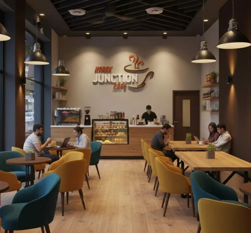 Visualisation of Karak Junction Cafeteria, view 2