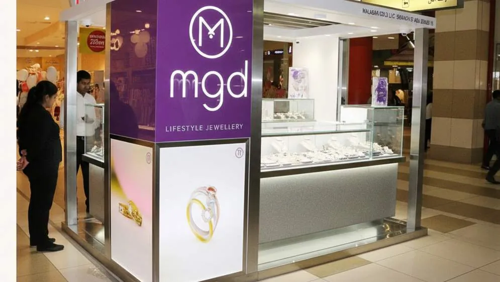 Visualisation of Malabar Gold kiosk