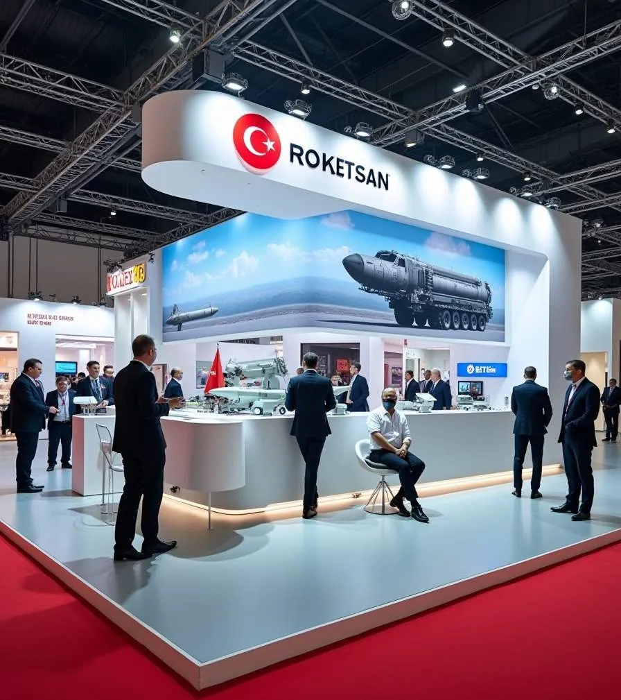 Visualisation of Roketsan exhibition stand