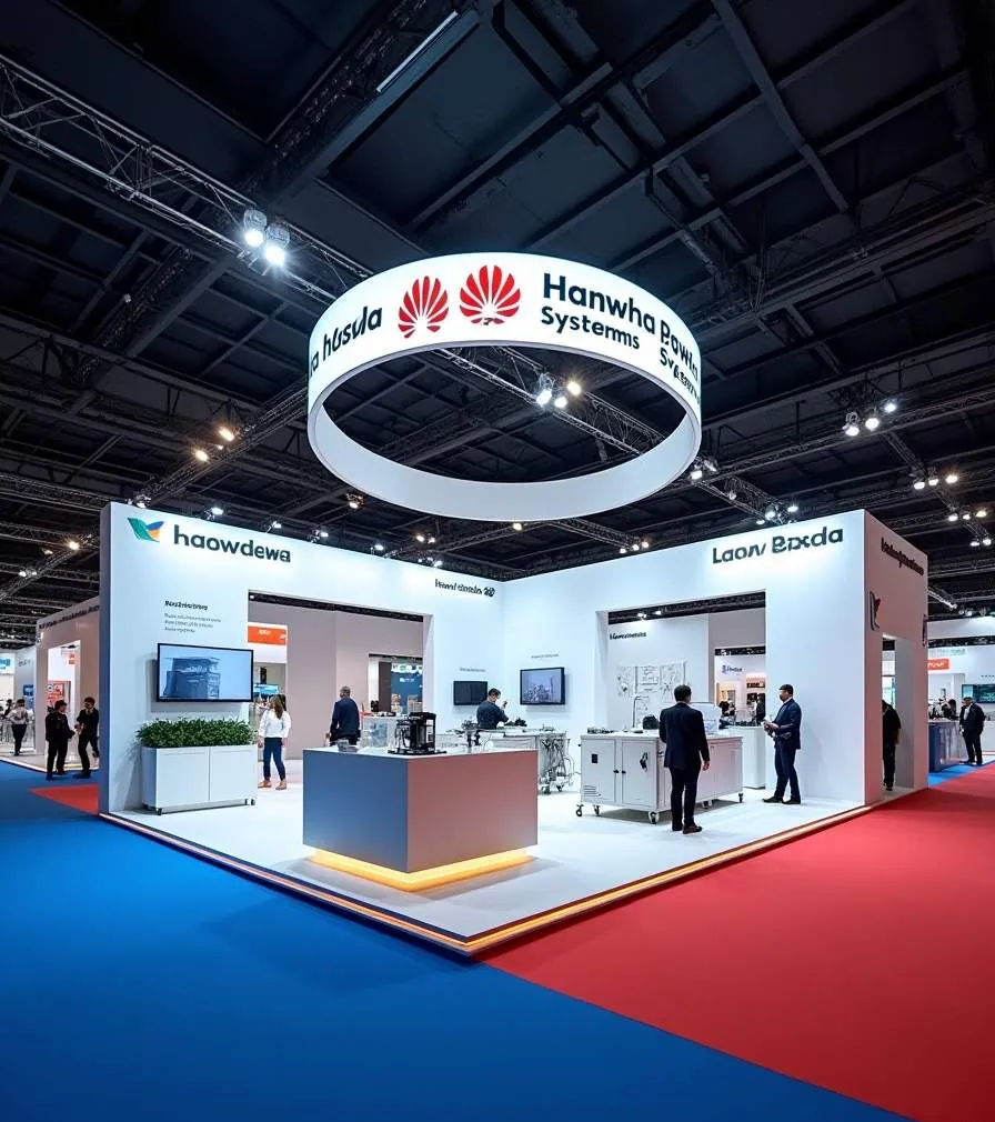 Visualisation of Roketsan exhibition stand, view 2