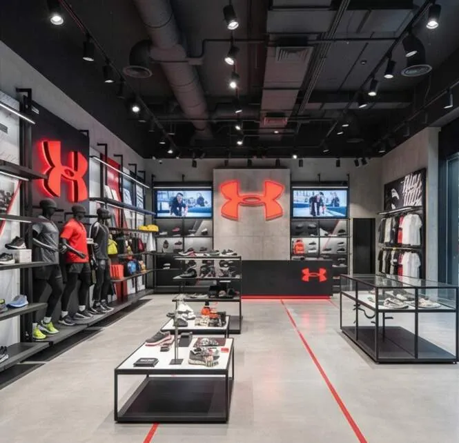 Visualisation of Under Armour showroom