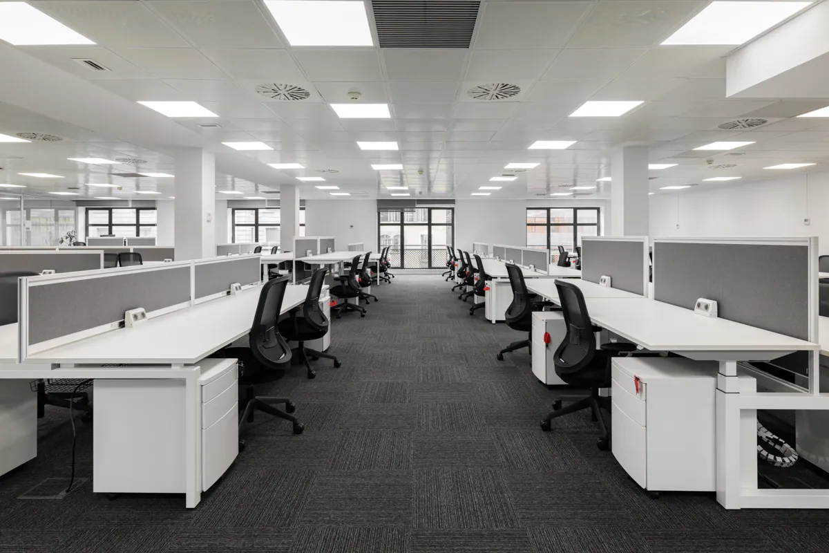 Office fit-out interior, illustrative photograph