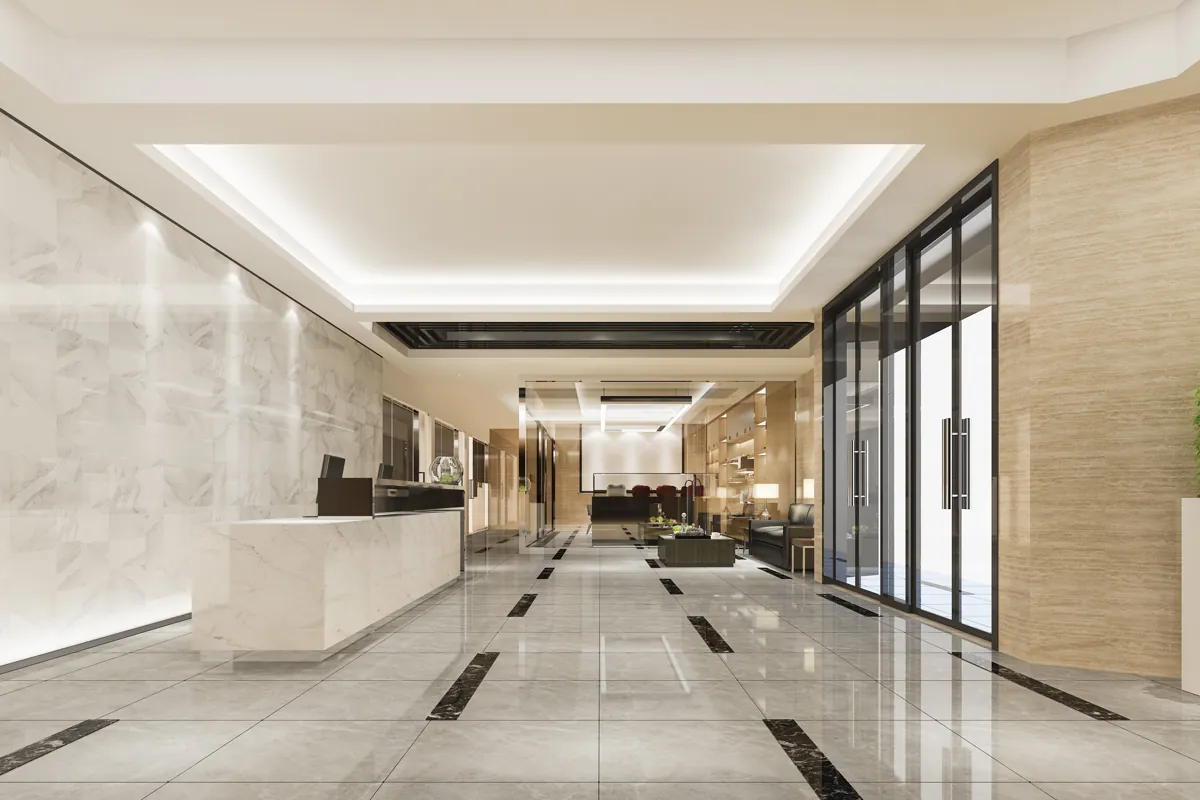 Commercial interior design interior, illustrative photograph